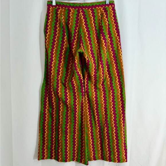 Mother Earth Ethnic Striped Wide Leg Pants Size Large - Picture 6 of 7